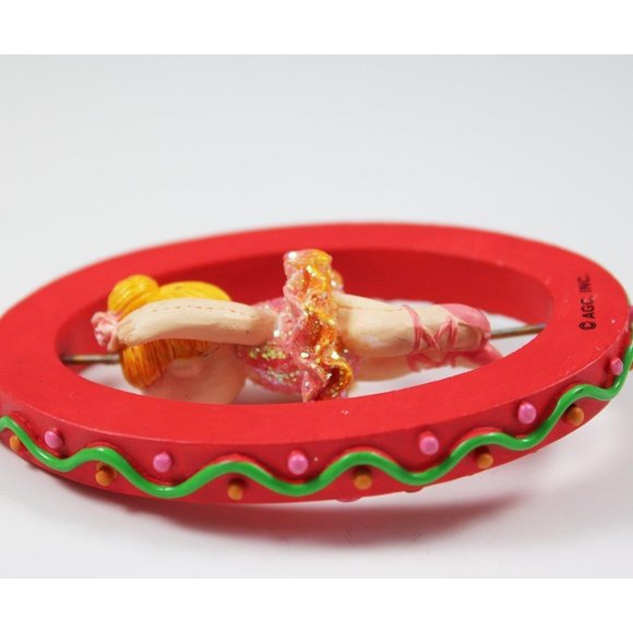 American Greetings AGC Christmas Special Granddaughter Ballerina Ornament 1998 - Picture 5 of 5